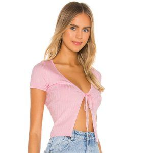 SUPERDOWN Bethanie Tie Front Top